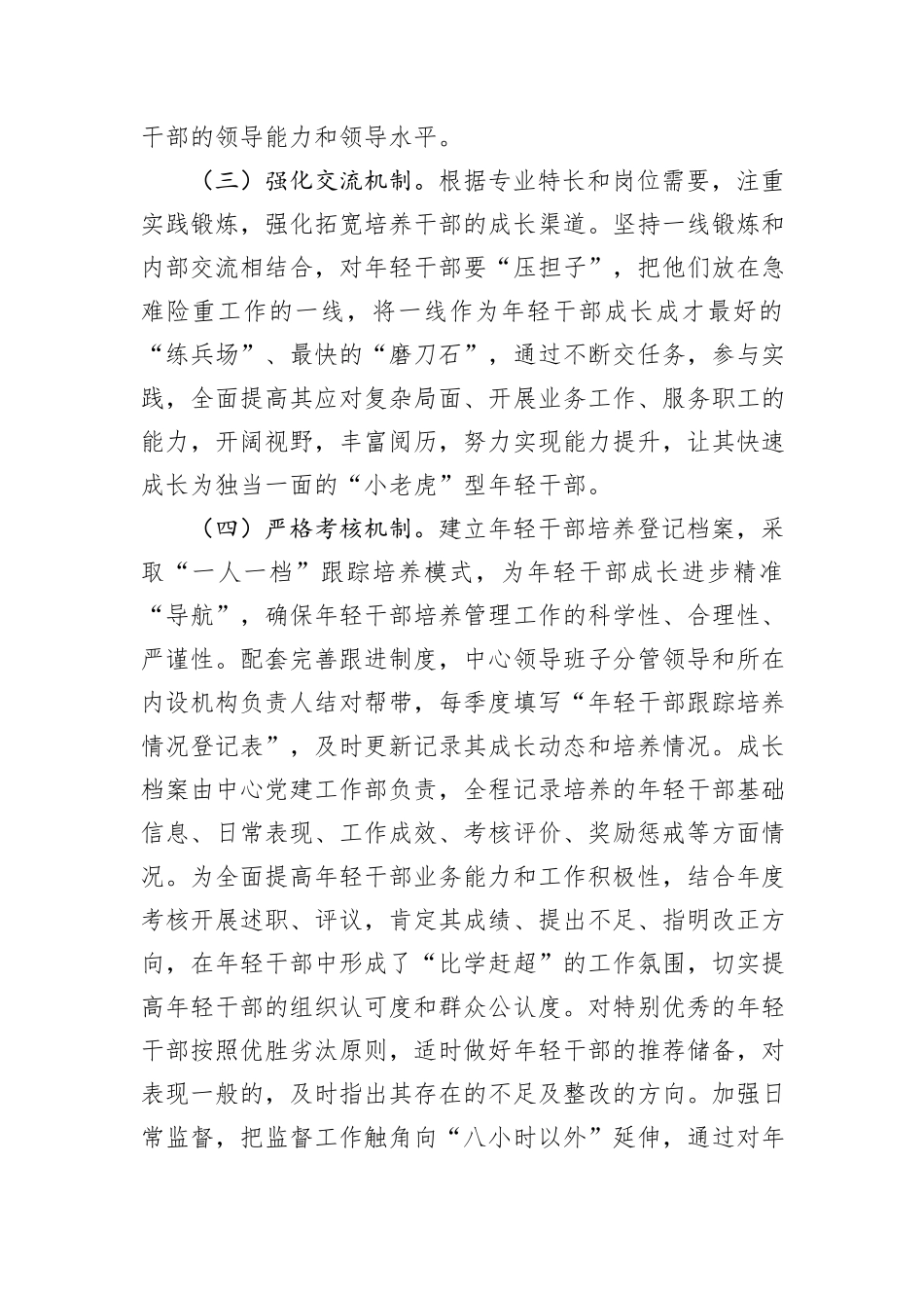 年轻干部培养计划的实施方案_第3页