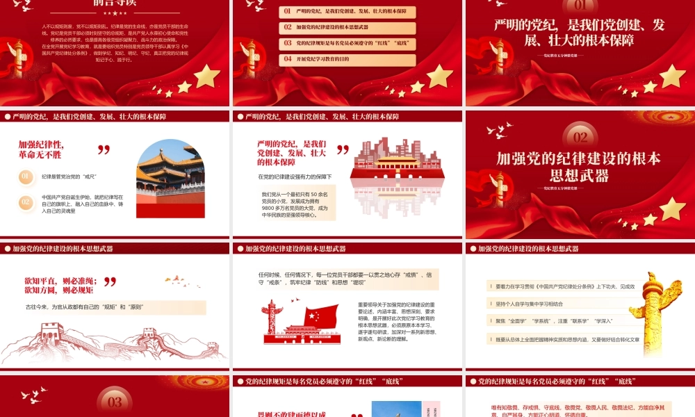 让纪律教育成为党员的行为准则PPT专题党课（20240715）