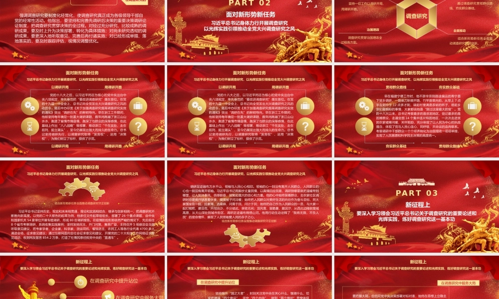 “两会”专题党课PPT（含文稿）：深入学习领会关于调查研究的重要论述精神 练好调查研究基本功