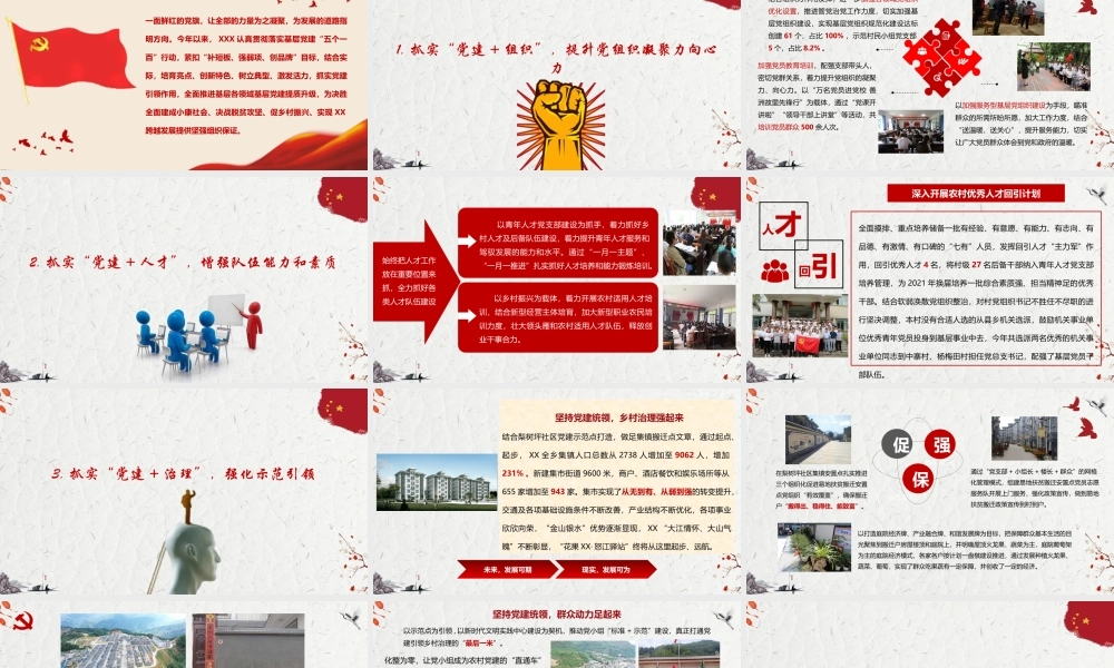抓党建促乡村振兴PPT