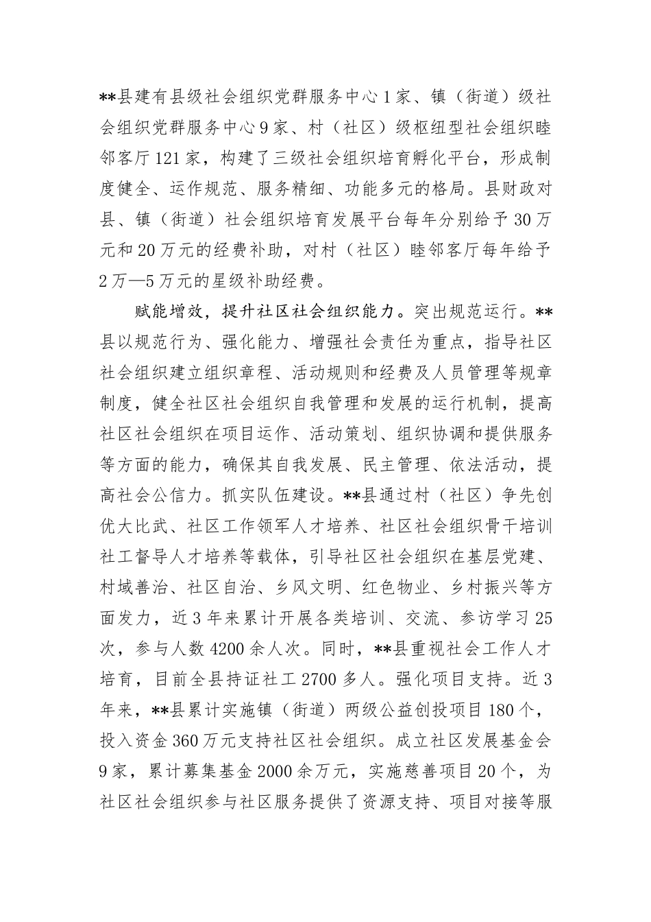 在2024年全市社会组织培育管理工作推进会上的交流发言_第2页