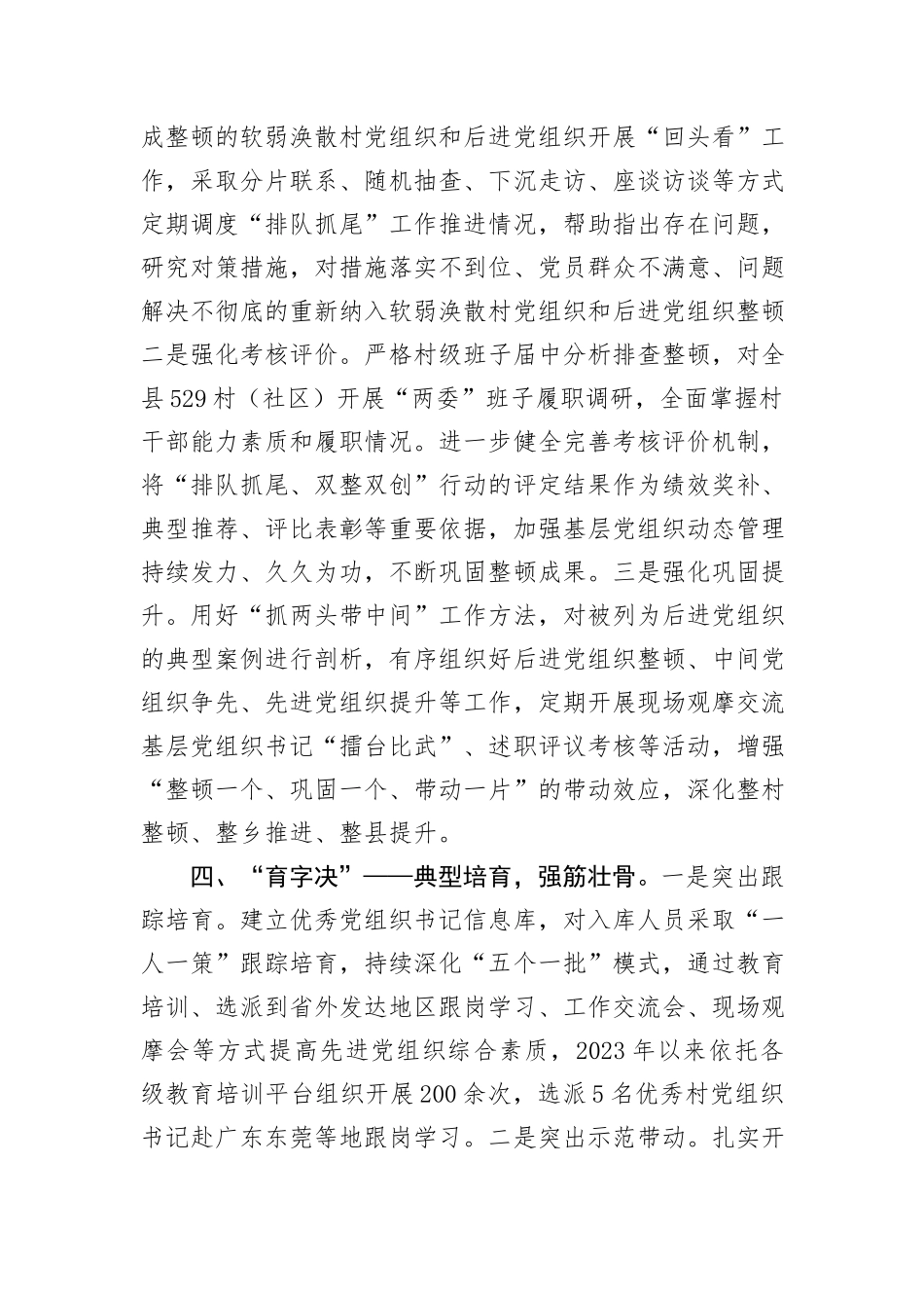 在“排队抓尾、双整双创”行动专题会议上的交流发言_第3页