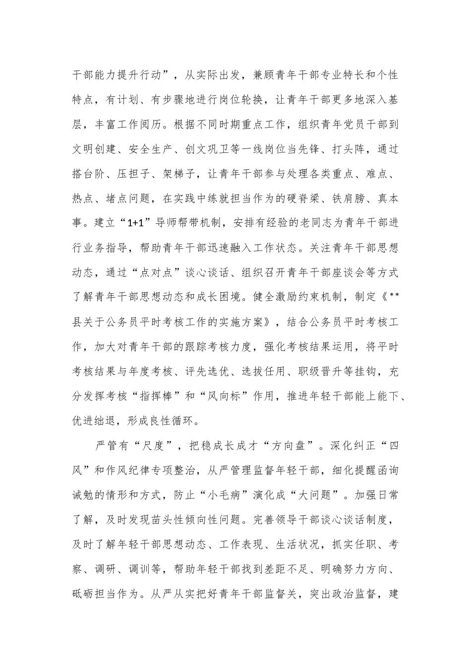 在全市青年干部队伍能力素质建设推进会上的汇报发言_第2页