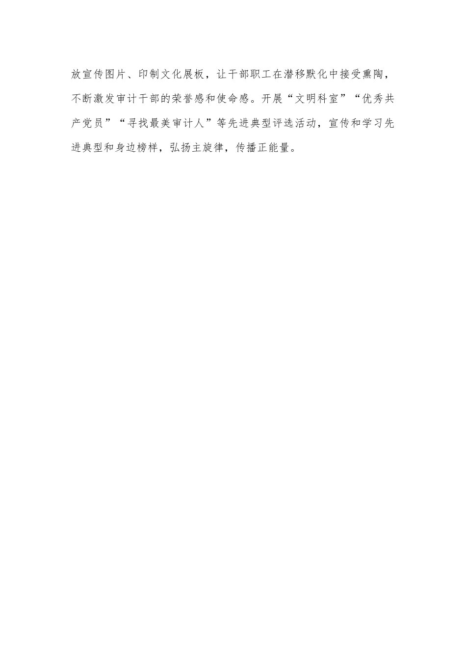 市审计局党组书记交流发言：党建引领 品牌聚能 推动审计工作高质量发展_第3页