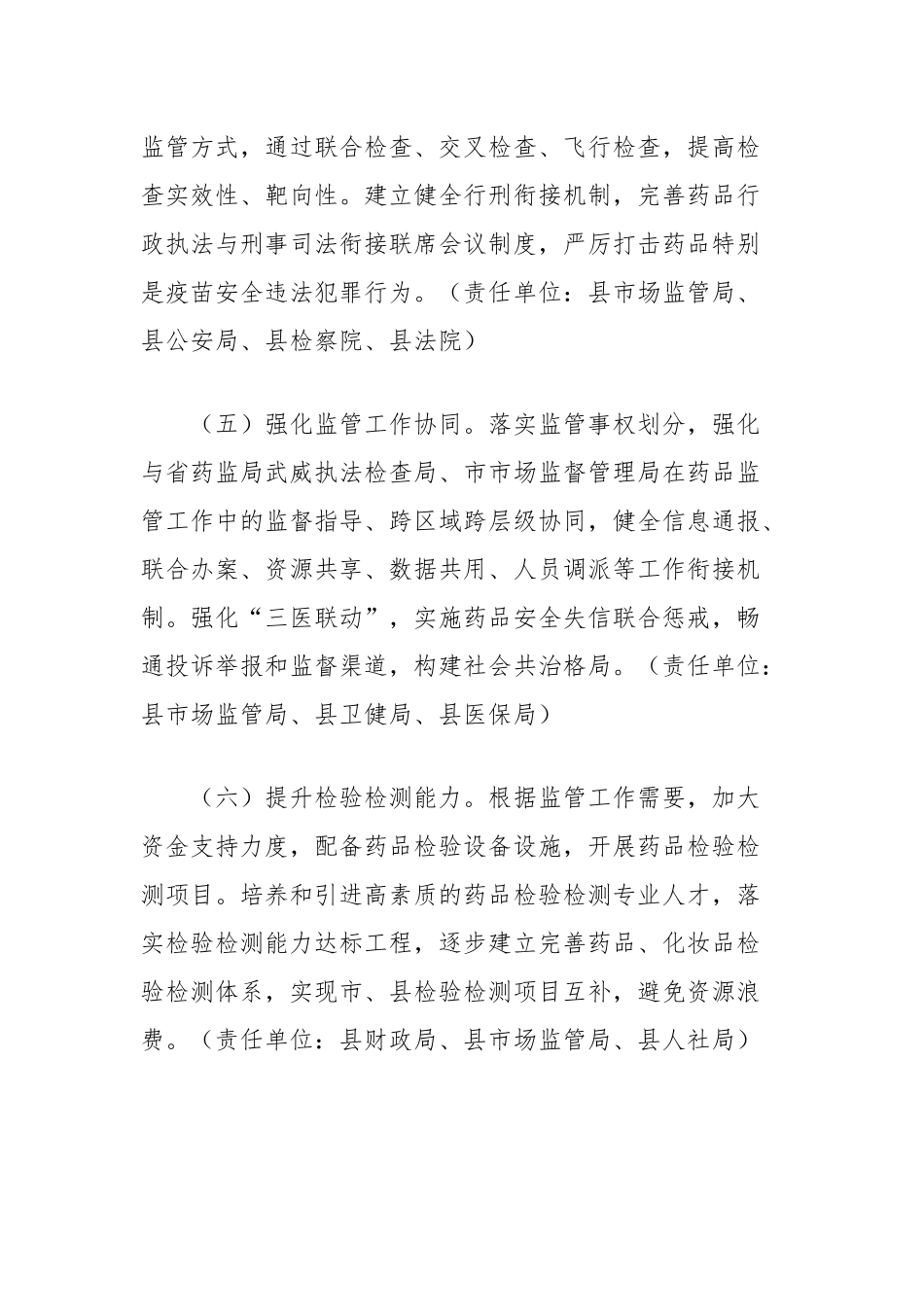 全面加强药品监管能力建设促进医药产业高质量发展实施方案_第3页