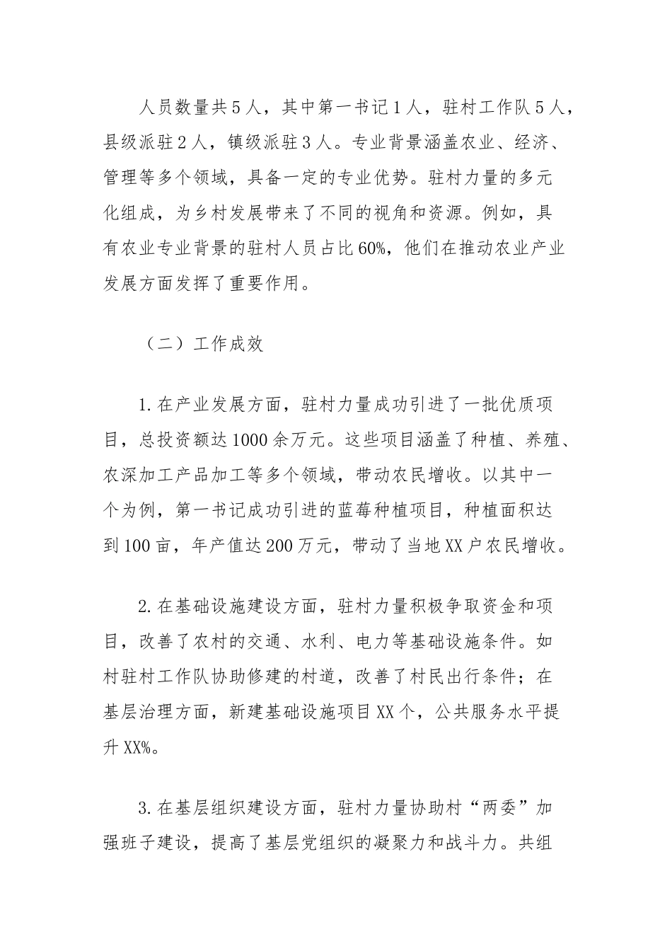 2024年最新优化驻村力量评估报告_第2页