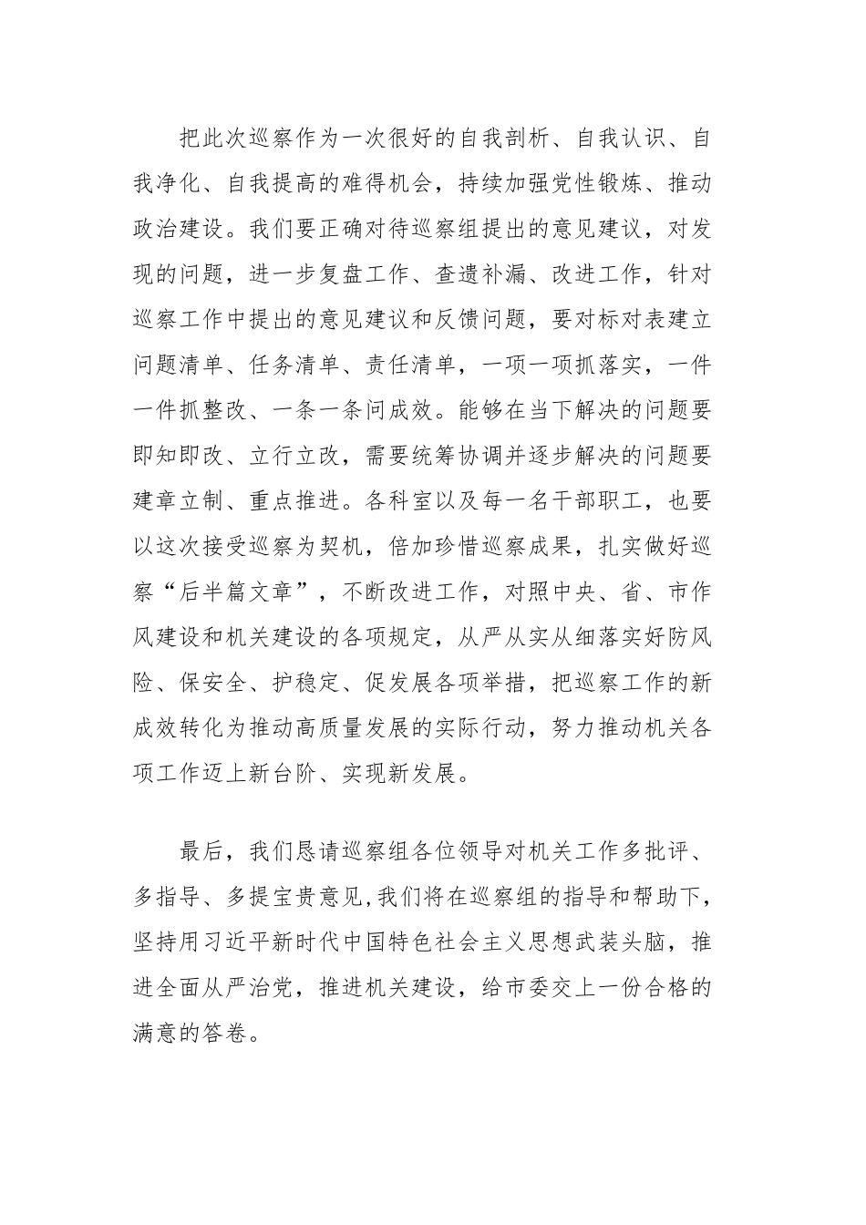 在巡视巡察工作动员会议上的表态发言_第3页