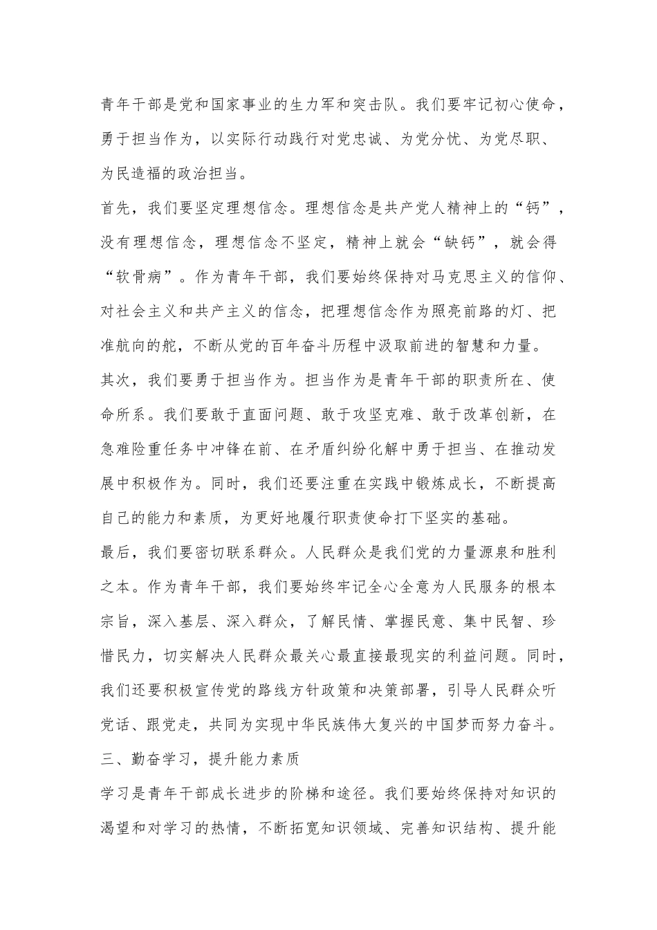 青年干部座谈发言材料：新时代青年干部的责任与担当_第2页