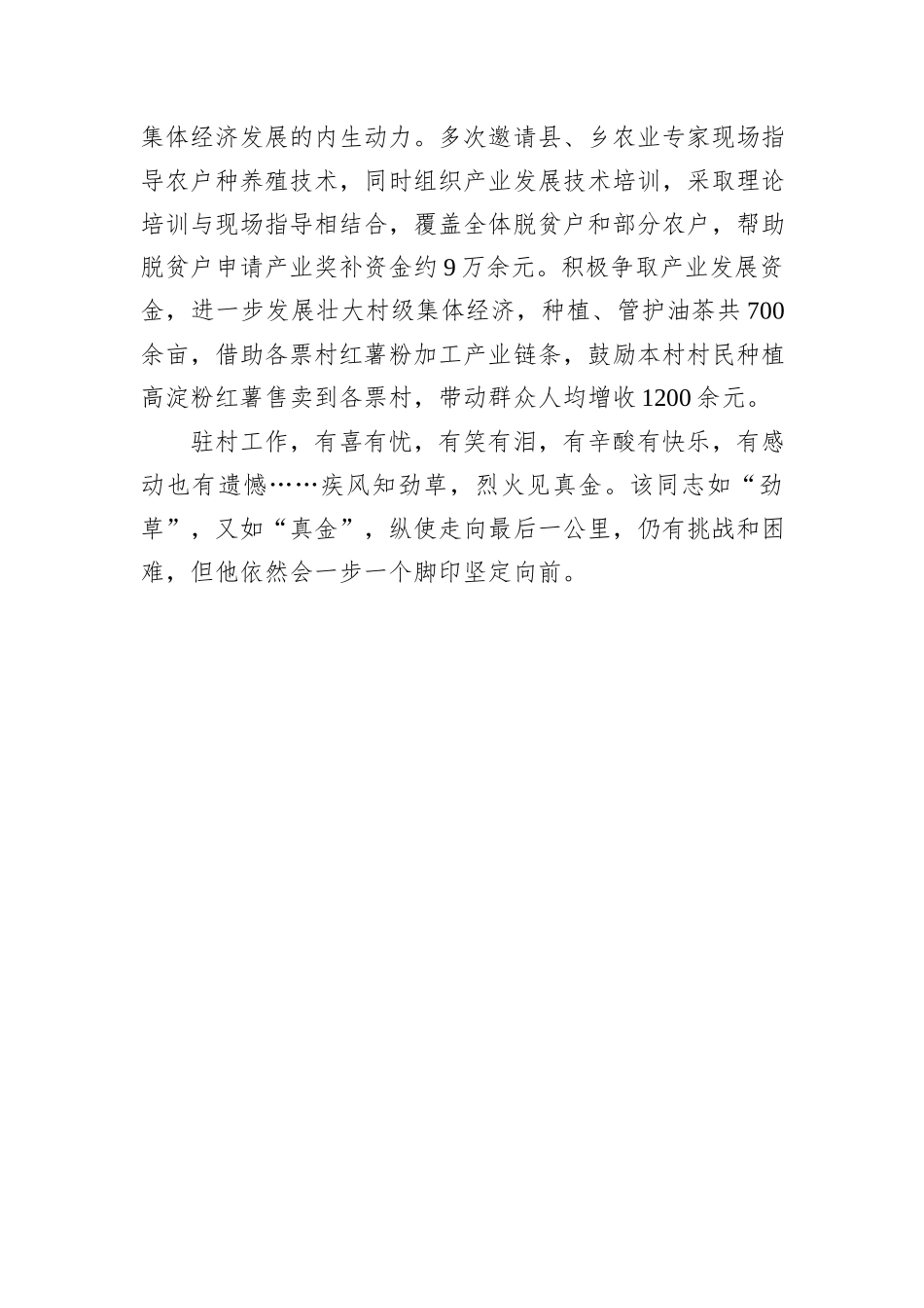 驻村第一书记先进典型事迹材料_第3页