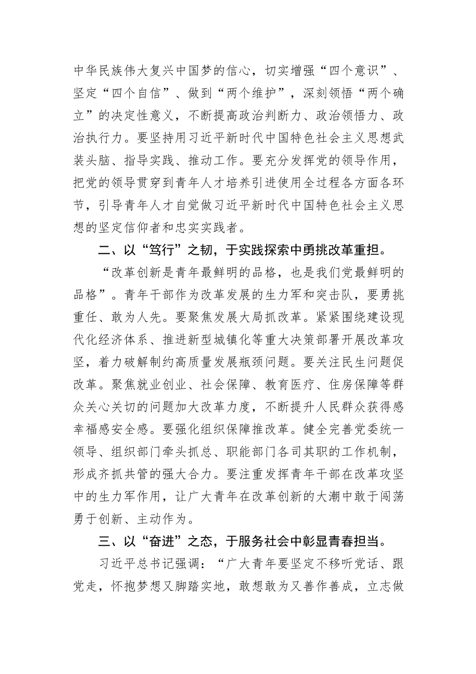 市委人才办在青年人才座谈会上的发言_第2页