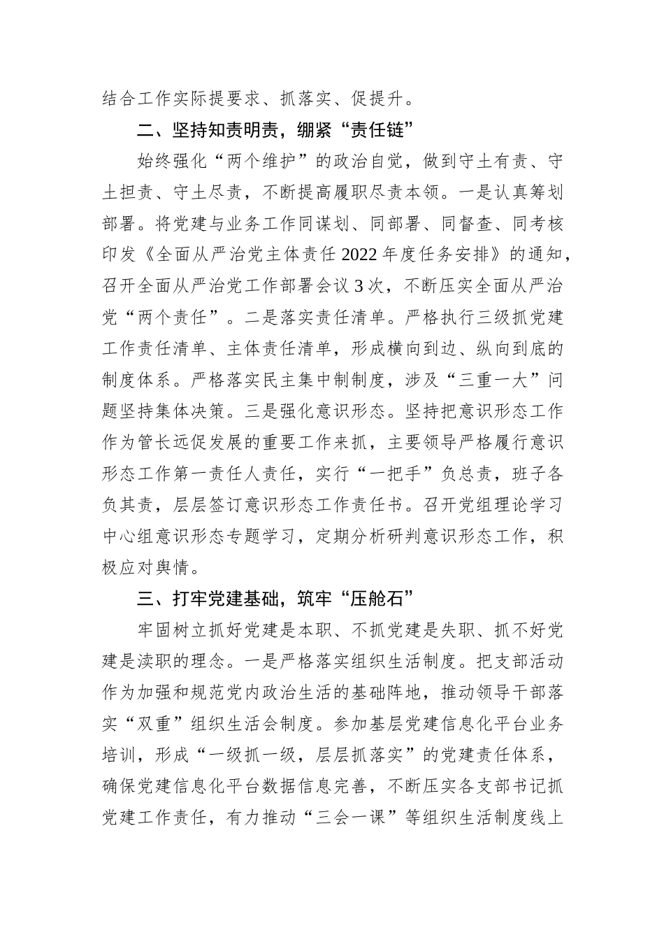 2024年度“全面从严治党”情况报告_第2页