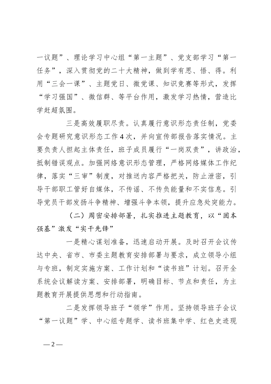 2024年党建工作总结（3）_第2页