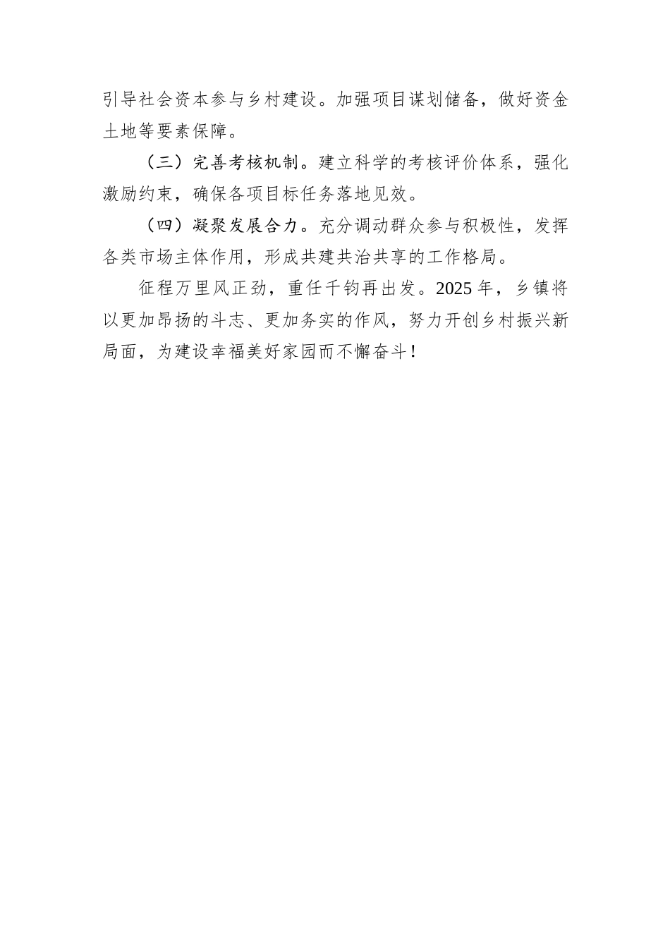 乡镇2024年工作总结暨2025年工作计划_第3页