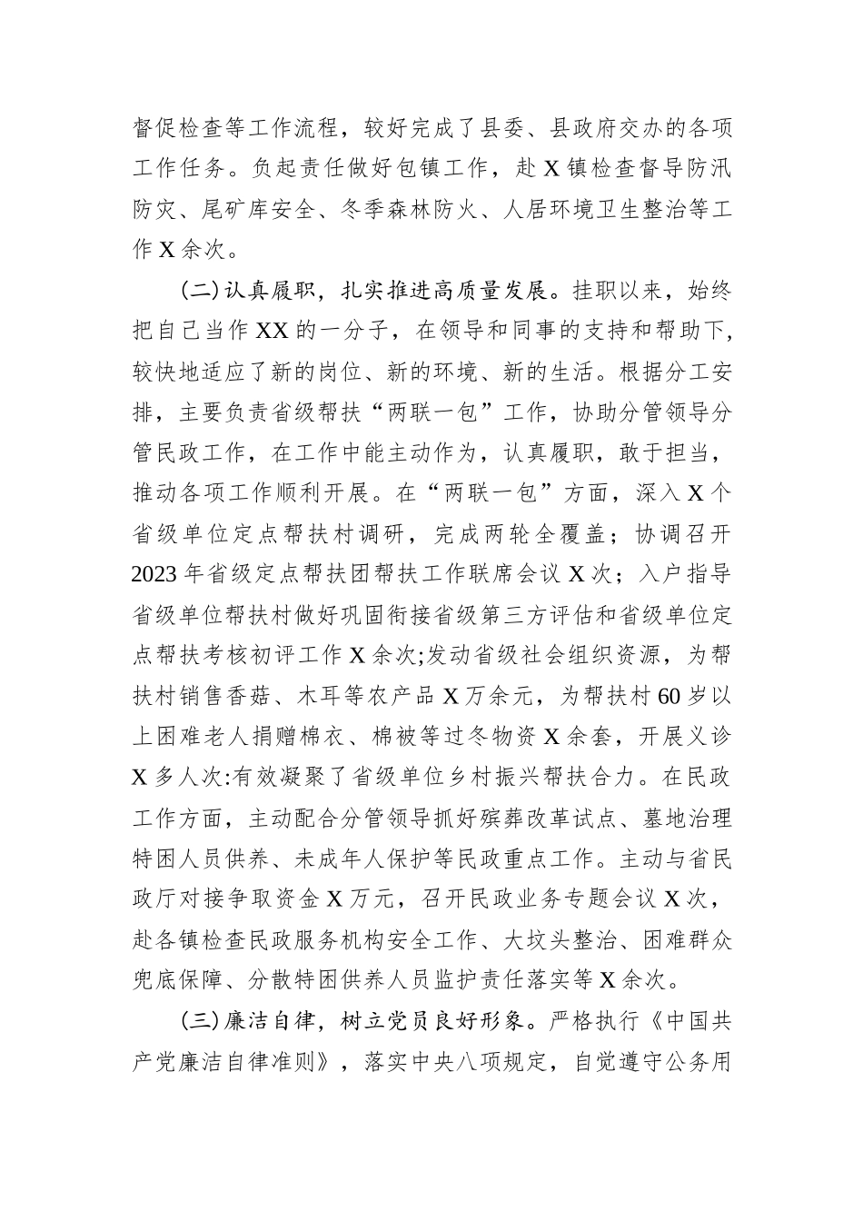 副县长2024年度个人述职报告(挂职)_第2页