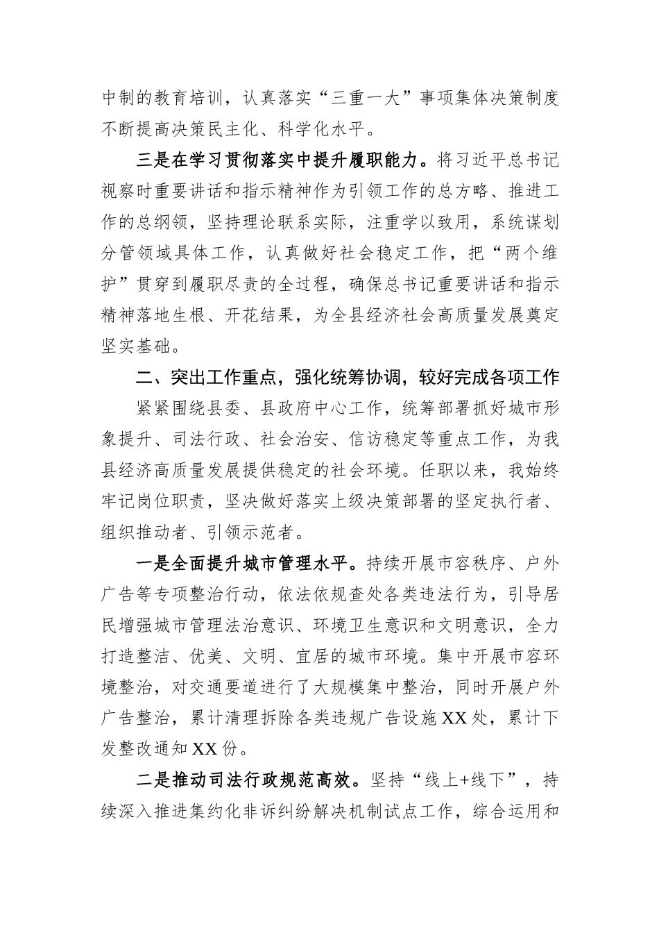 公安局长2024年度述职述法述廉报告_第2页