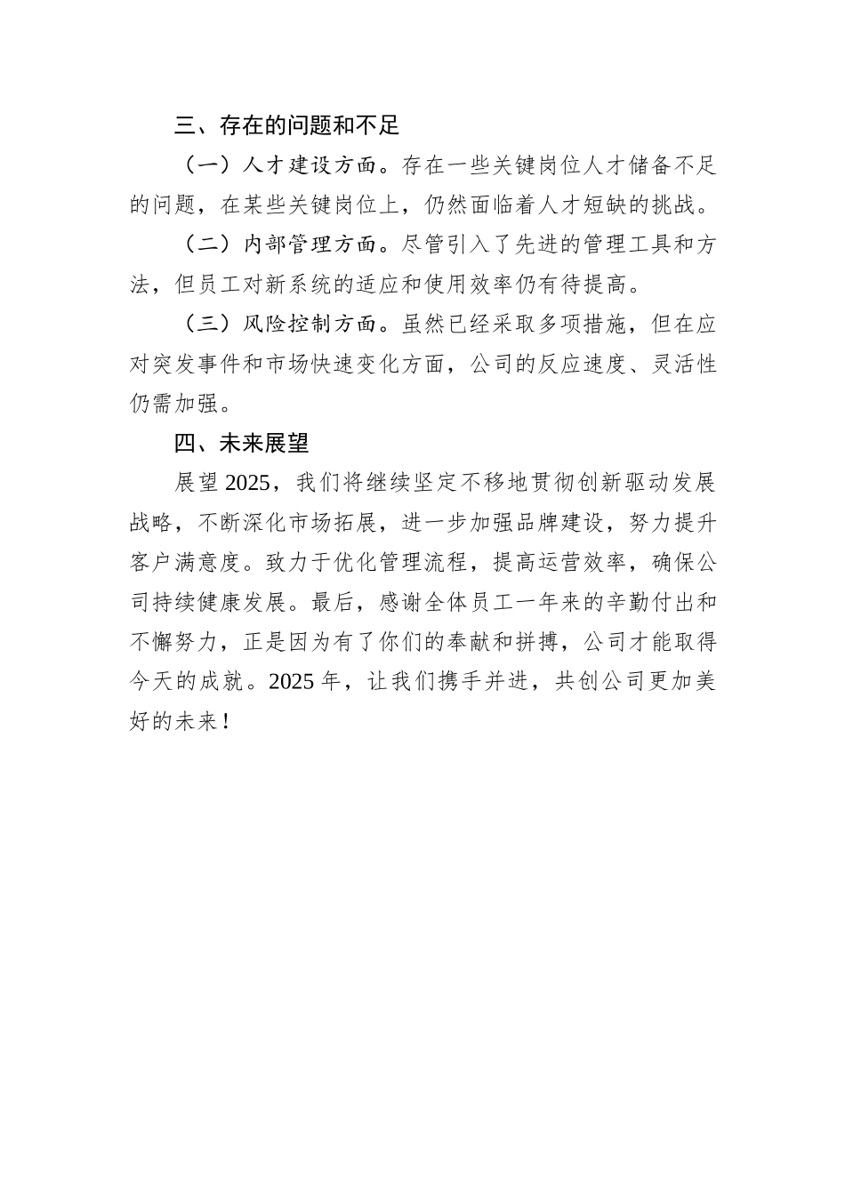2024年度总经理个人工作总结_第3页