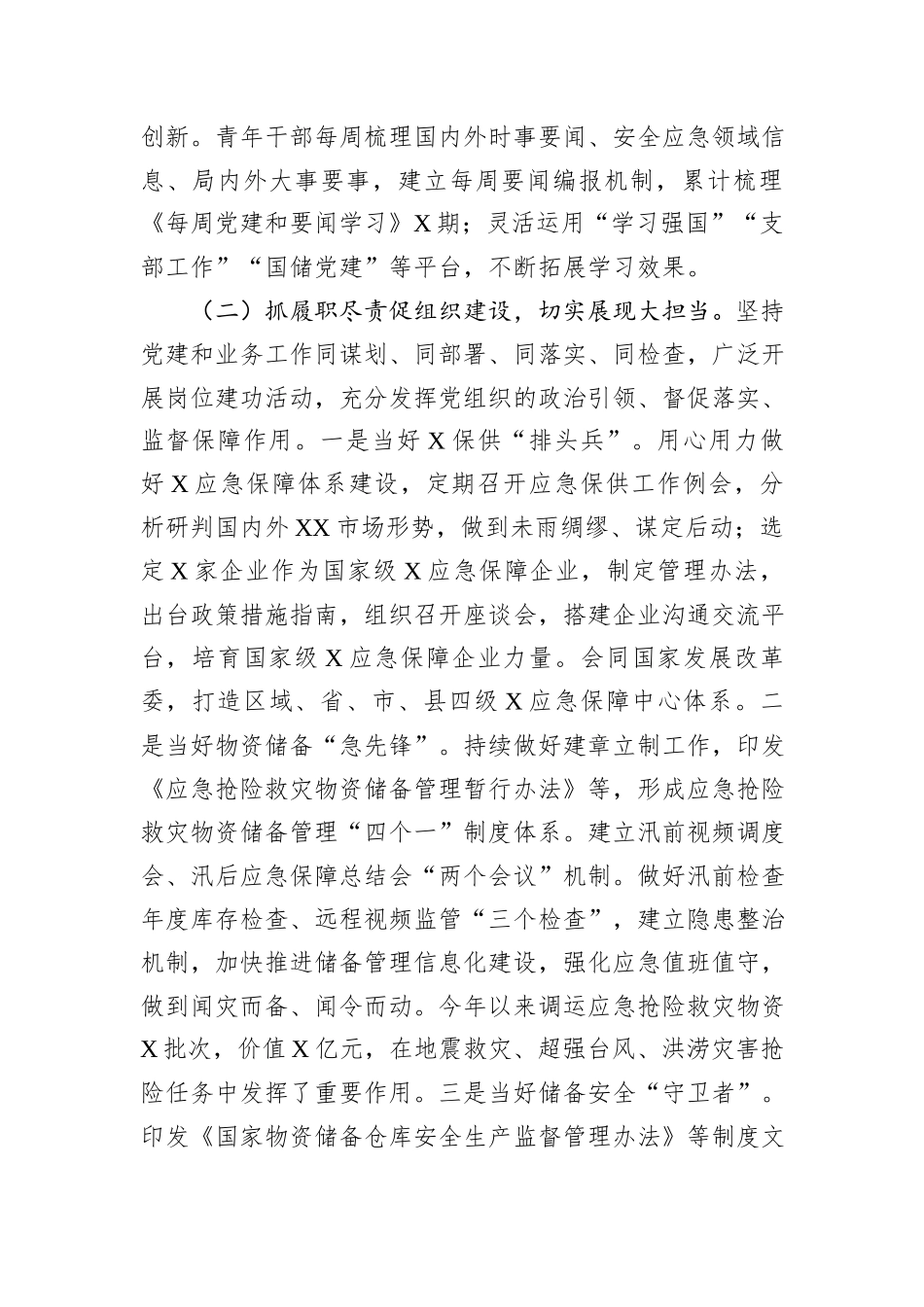 2024年局党组落实全面从严治党主体责任工作报告_第2页