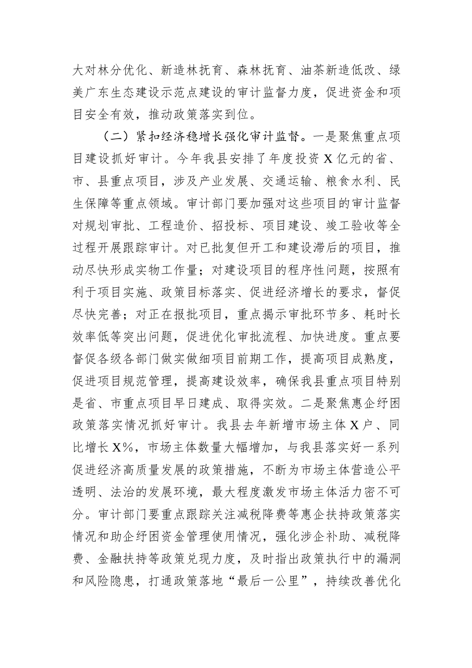 2024年在全县审计工作会议上的讲话_第3页