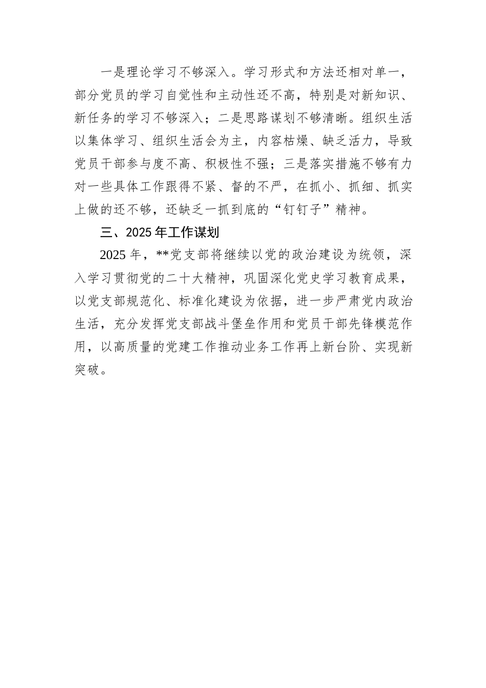 党支部书记个人述职报告_第3页