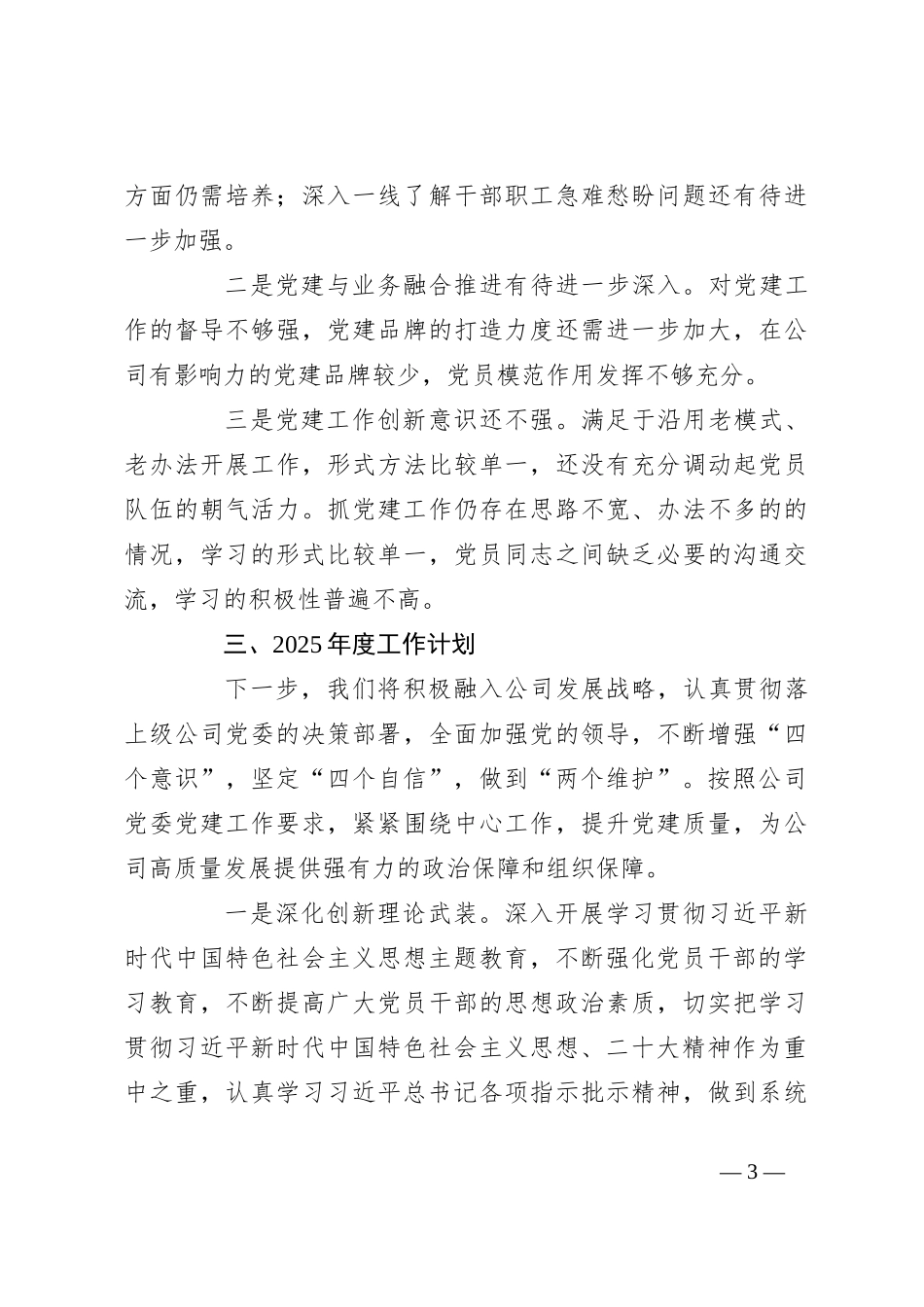 2024年度工作总结及工作计划_第3页