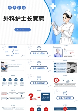 2022外科护士长竞聘PPT创意简约竞聘专用PPT.pptx