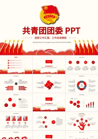 共青团团委团组织团支部团委PPT模板.pptx
