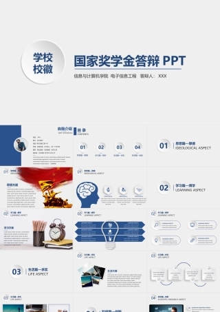 完整框架国家奖学金申请答辩PPT.pptx