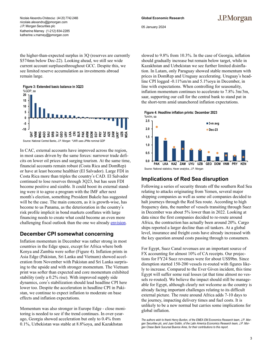 JPMorgan Econ  FI-EM Edge Data Watch Entering 2024 with eyes wide open-105763941.pdf_第3页
