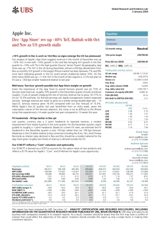 AAPL.OQ-UBS Equities-Apple Inc. _Dec App Store rev up ~10 YoY, flattish with O...-105700864.pdf