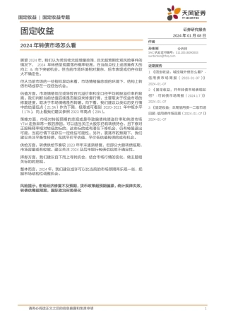 2024年转债市场怎么看-20240108-天风证券-11页.pdf