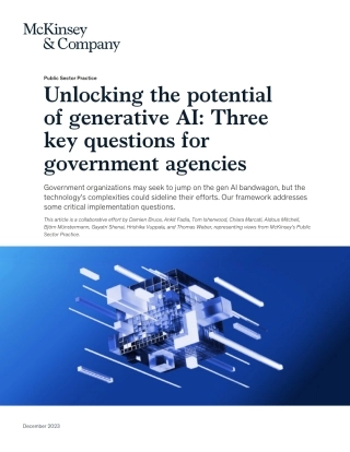 麦肯锡-释放生成式人工智能的潜力：政府机构面临的三个关键问题（英）-8页.pdf