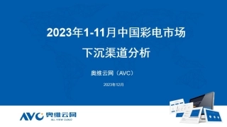 【下沉渠道】2023年1-11月中国彩电市场下沉渠道分析-3页.pdf