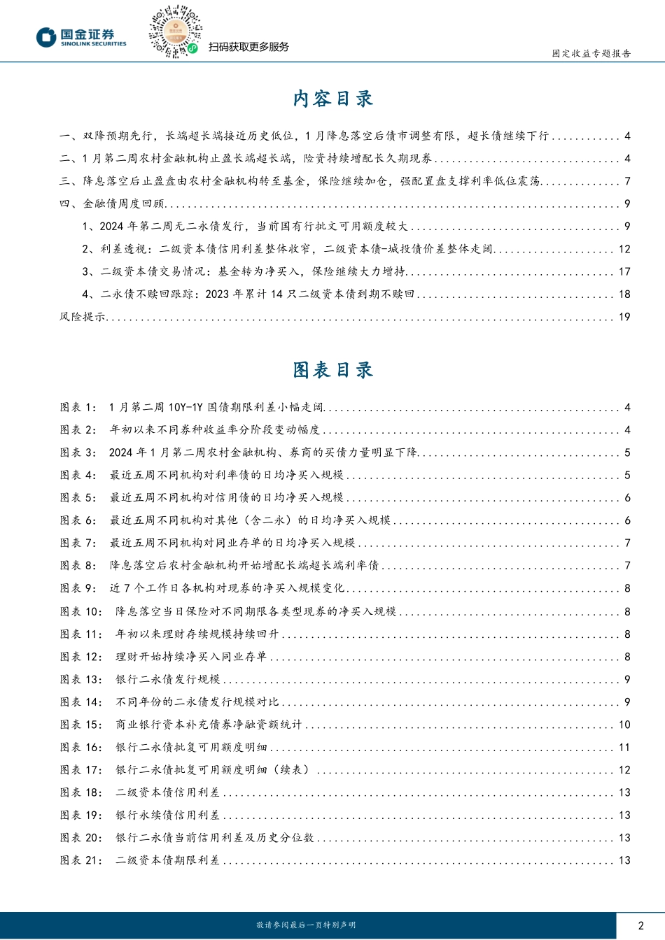 固定收益专题报告：降息落空，预期下一波预期？-20240116-国金证券-20页.pdf_第2页