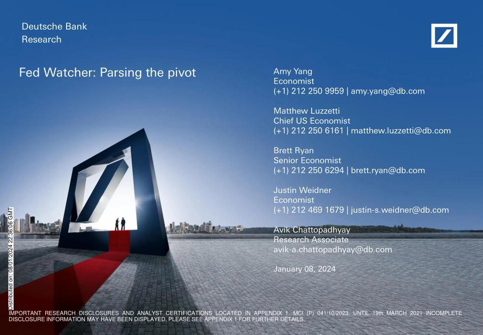 Deutsche Bank-Fed Watcher Parsing the pivot-105796671.pdf_第1页
