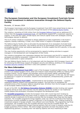 欧盟委员会和欧洲投资基金联合起来，通过国防股权机制促进国防创新投资（英）-2页.pdf
