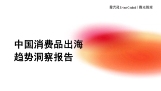 2024中国消费品出海趋势洞察报告-33页.pdf