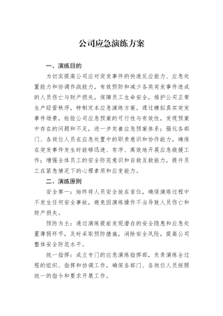 公司应急演练方案.docx