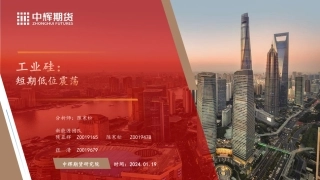 工业硅：短期低位震荡-20240119-中辉期货-18页.pdf