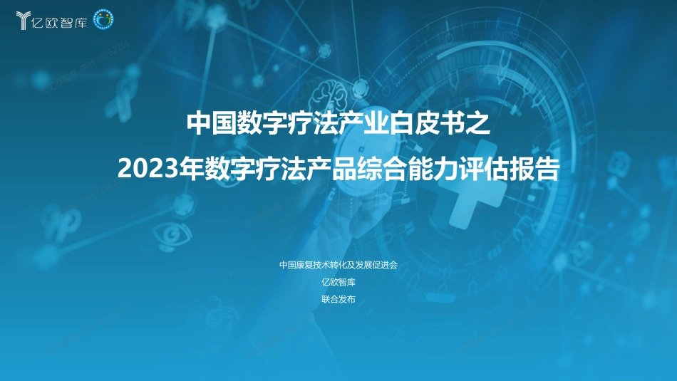 2023年数字疗法产品综合能力评价报告-终版-45页.pdf_第1页