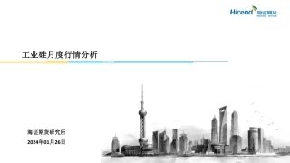 工业硅月度行情分析-20240126-海证期货-19页.pdf