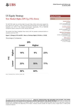 UBS Equities-US Equity Strategy _New Market Highs EPS Up, PEs Down_ Pal...-106082279.pdf