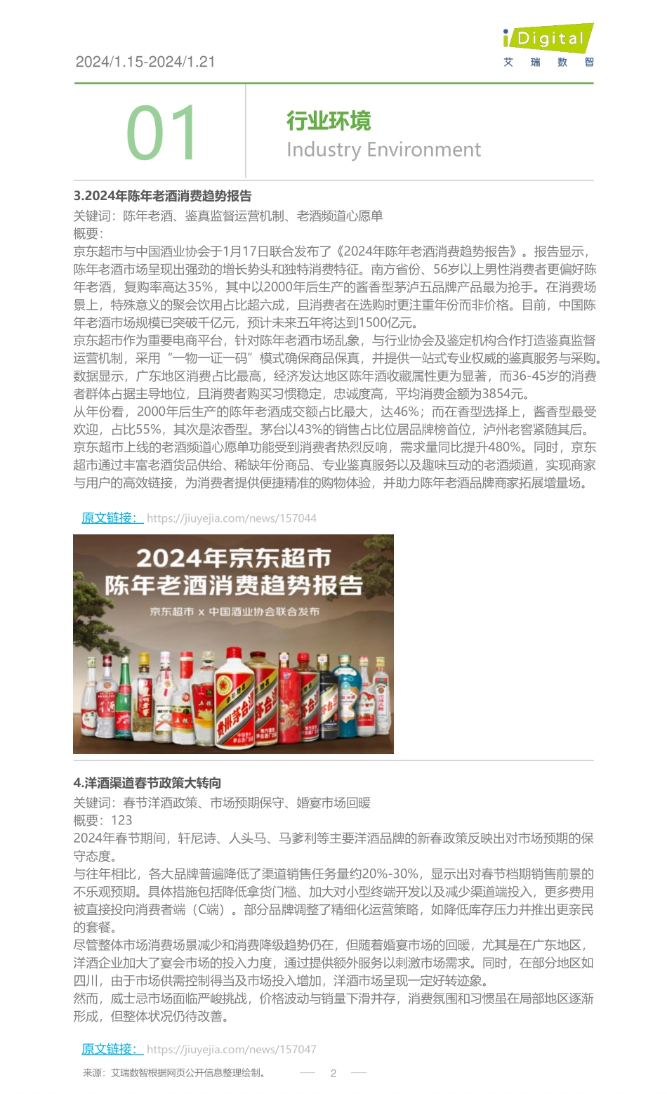 2024年第2周：酒行业周度市场观察-6页.pdf_第2页