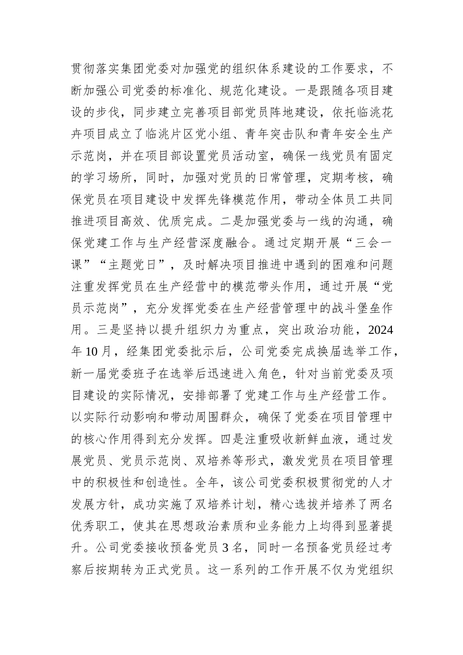 国企落实全面从严治党主体责任工作情况报告.docx_第3页