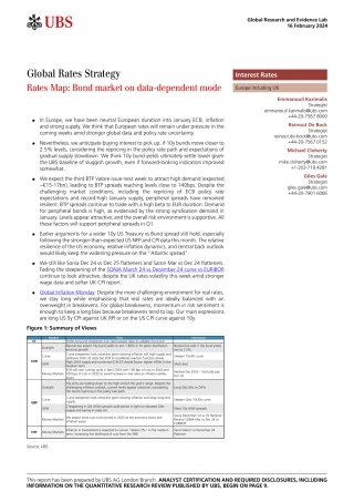 UBS Fixed Income-Global Rates Strategy _Rates Map Bond market on data-depend...-106557022.pdf