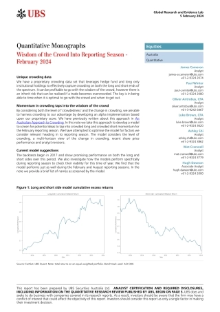 UBS Equities-Quantitative Monographs _Wisdom of the Crowd Into Reporting ...-106343787.pdf