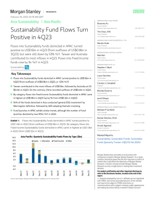 Morgan Stanley Fixed-Asia Sustainability Sustainability Fund Flows Turn Positive...-106555609.pdf