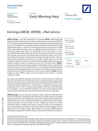 Deutsche Bank-Early Morning Haul Earnings (ARCB, WERN), +Rail service-106395205.pdf