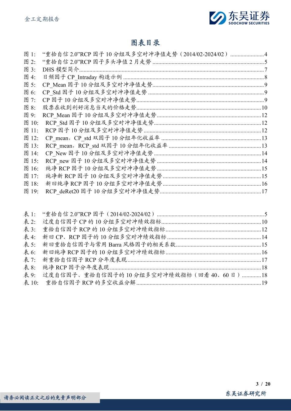 金工定期报告：“重拾自信2.0”RCP因子绩效月报-20240229-东吴证券-20页.pdf_第3页