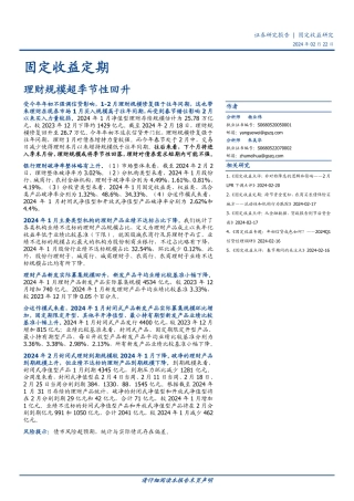固定收益定期：理财规模超季节性回升-20240222-国盛证券-12页.pdf
