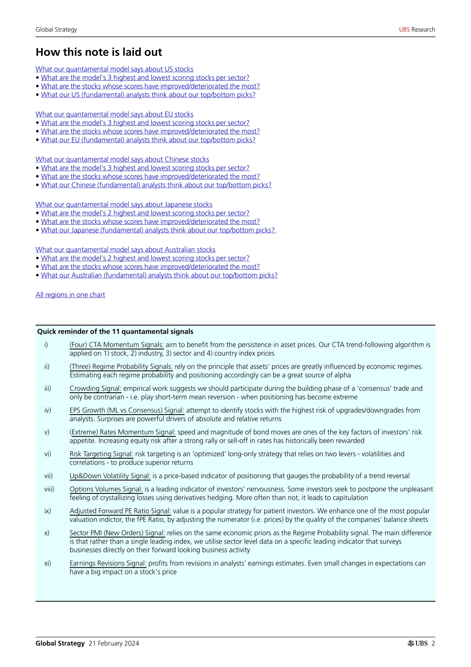 UBS Equities-Global Strategy _Quantamental Signal Ideas - Top  Bottom Ra...-106606627.pdf_第2页